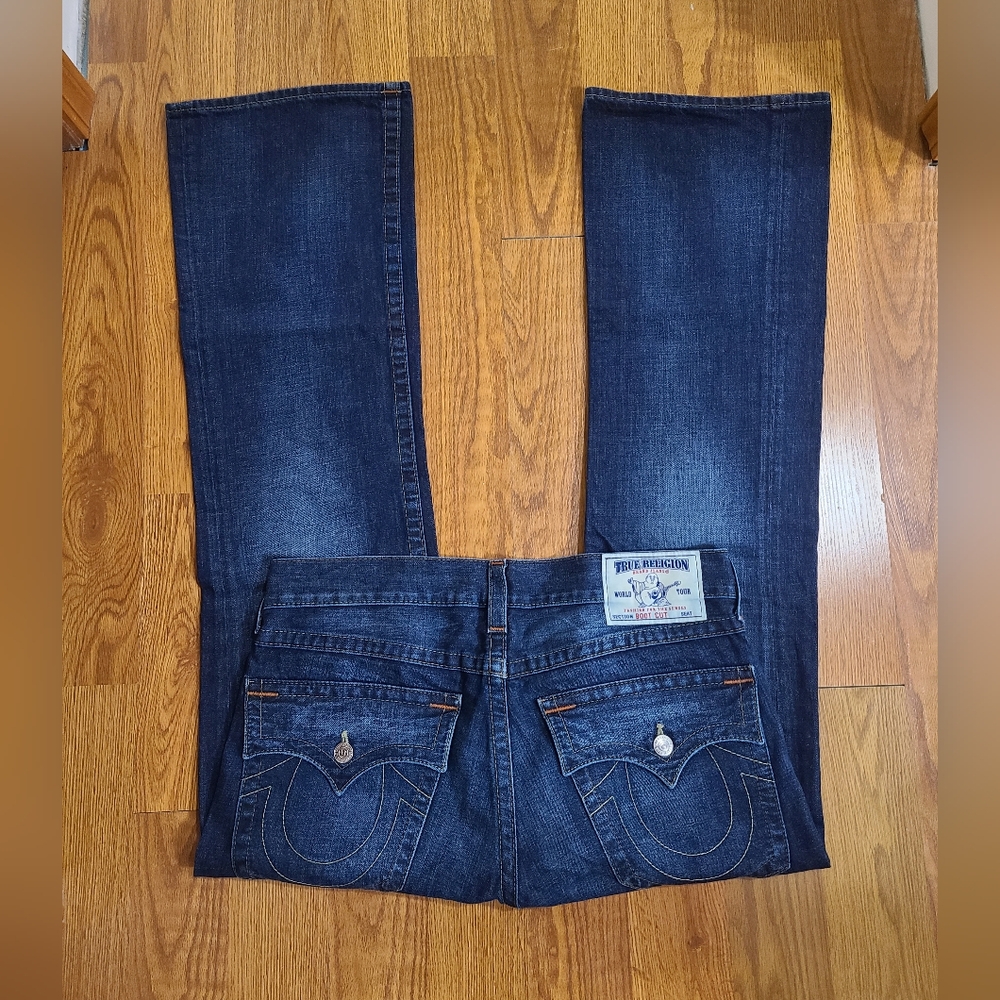 True Religon Bootcut Jeans Size 34 - Picture 3 of 7